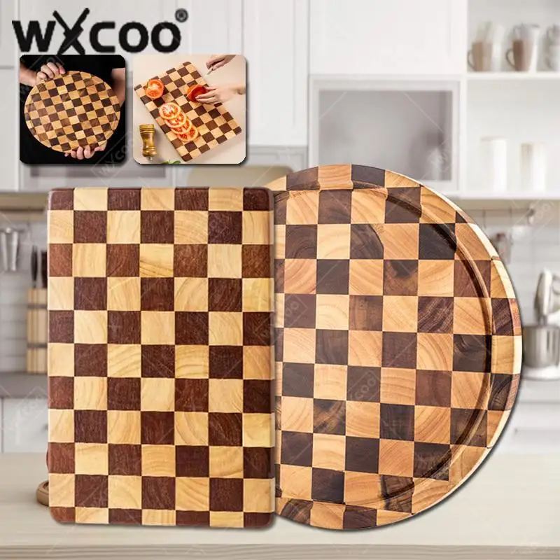 

12 Inches Wooden Round Cutting Board x12 for Cut Vegetables Cheese Acacia Wood Cutting Board Kitchen Chopping Serving Board