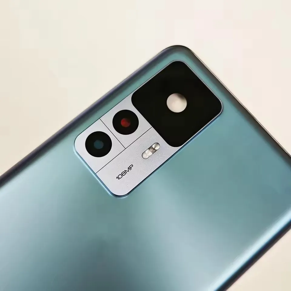 High quality For xiaomi 12T Back Battery Cover For MI 12T Pro 5G Rear Housing Glass Door Case With Camera Lens Replacement Parts
