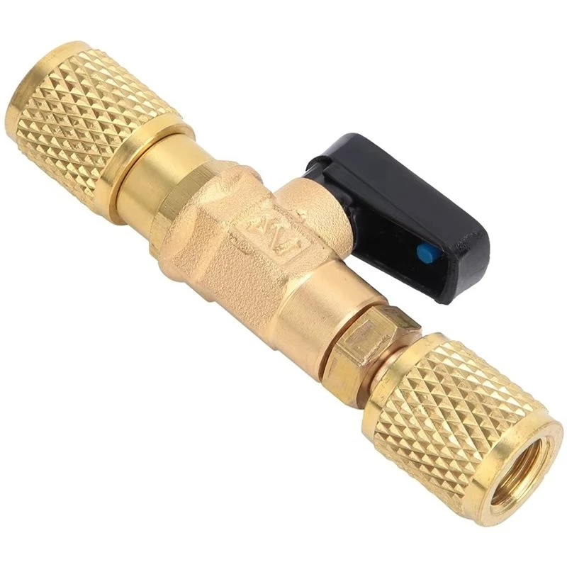 ABRN-Brass Refrigeration Ball Valve Adapter G1/4'' Ball Valve