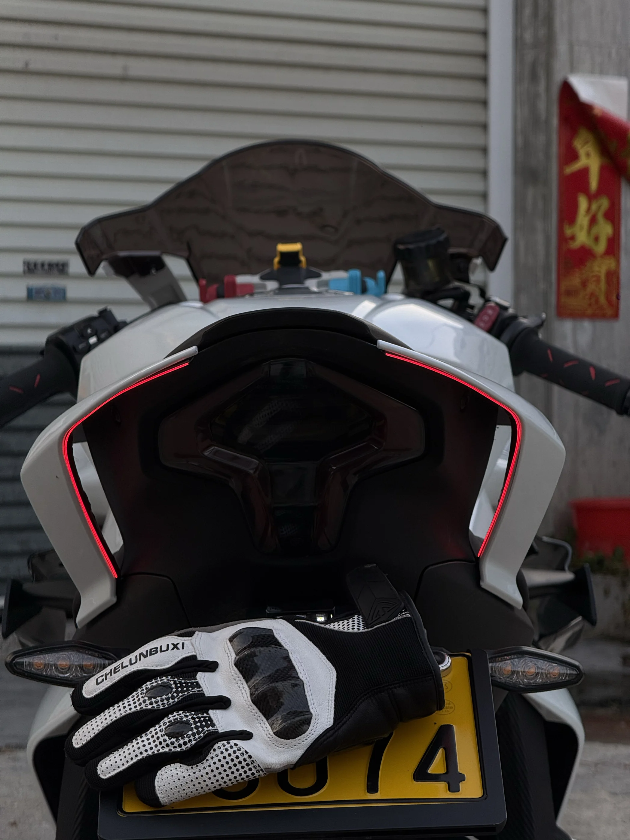 ل CFMOTO 450SR 450 SR SRS CF400-6-9 دراجة نارية الذيل ضوء الخلفية مؤشر LED مصباح لتجميع الضوء الخلفي 2025 #1