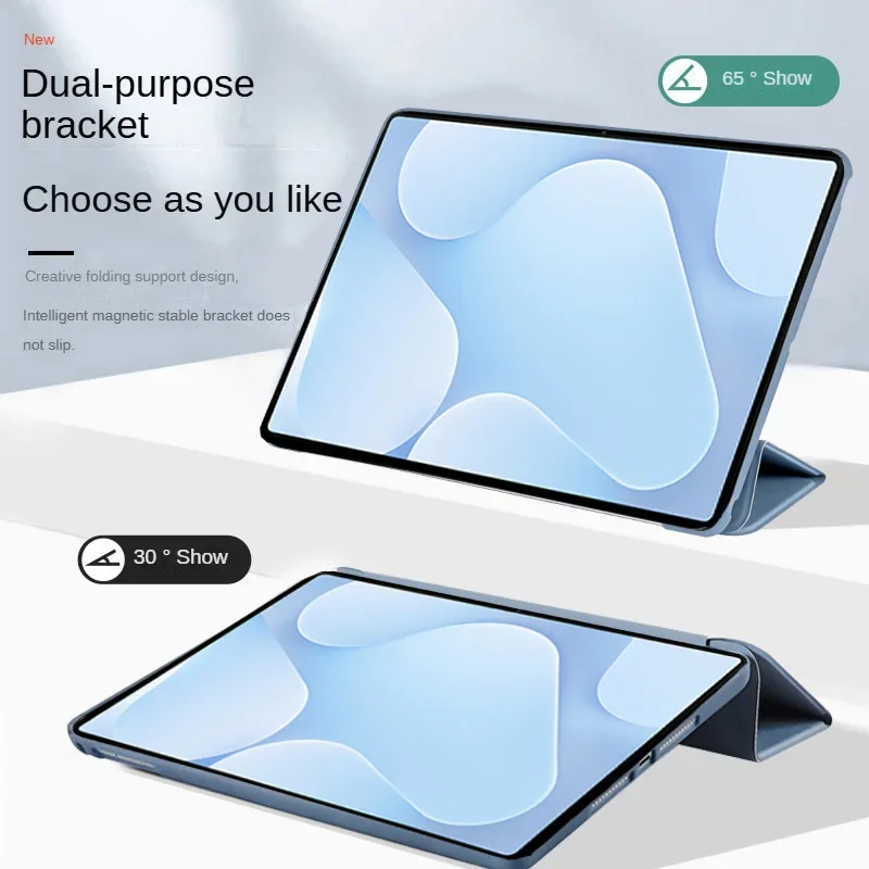 For Huawei MatePad Air Z Case 2026 12inch Magnetic Trifold PU Leather Soft TPU Back Stand Funda AST-W00/AST-W30 12