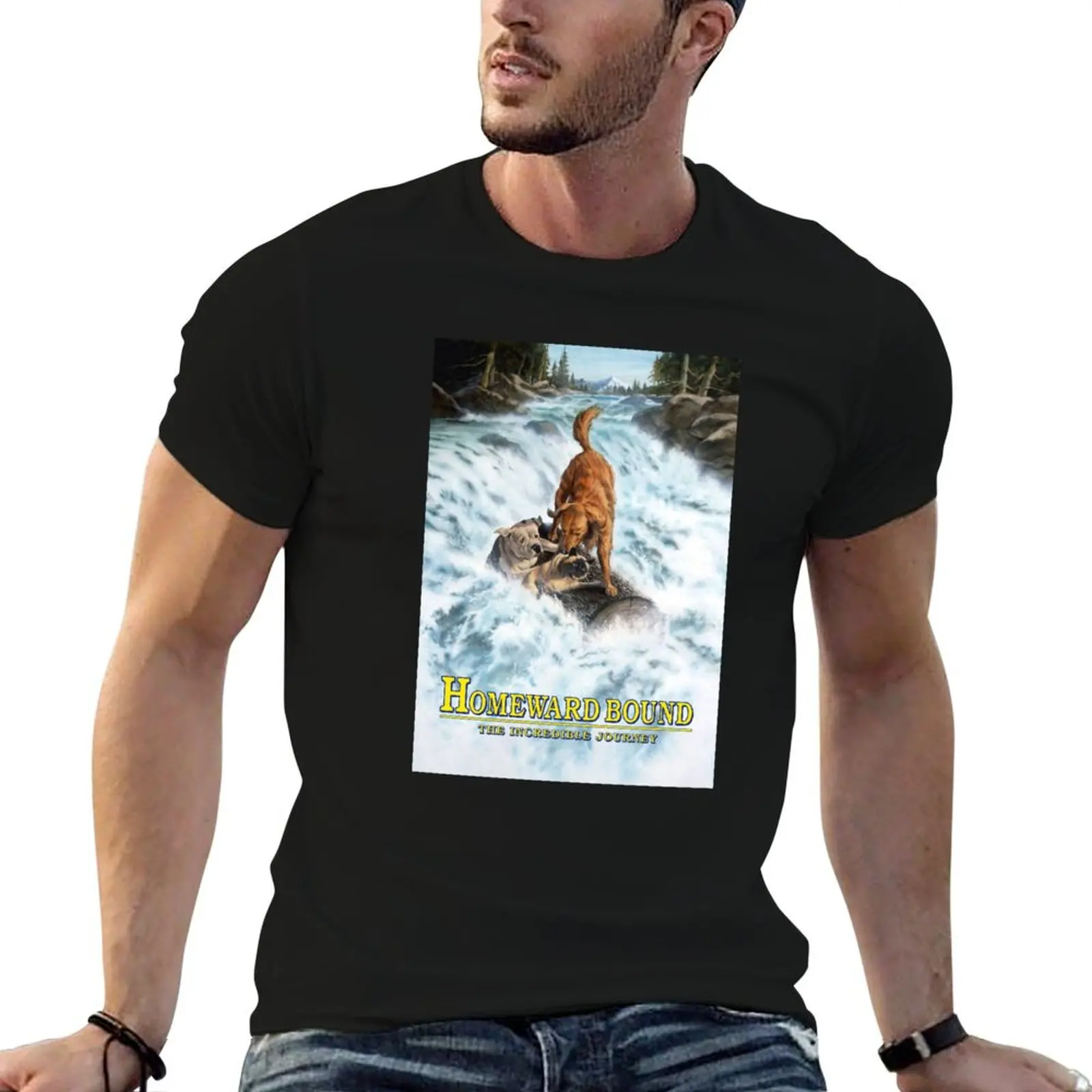

Homeward Bound The Incredible Journey T-Shirt man t shirts for men casual t shirt custom print T-Shirt