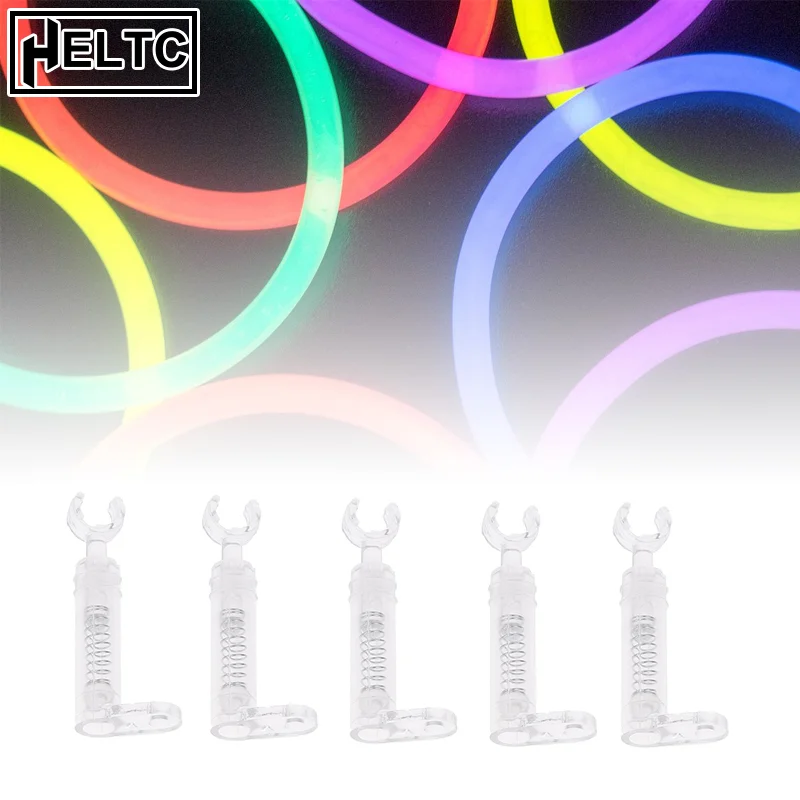 

New 5Pcs/lot Neon Light Transparent Supports Neon Sign Plastic Stand Height For 8mm~18mm Tube Neon Sign Parts