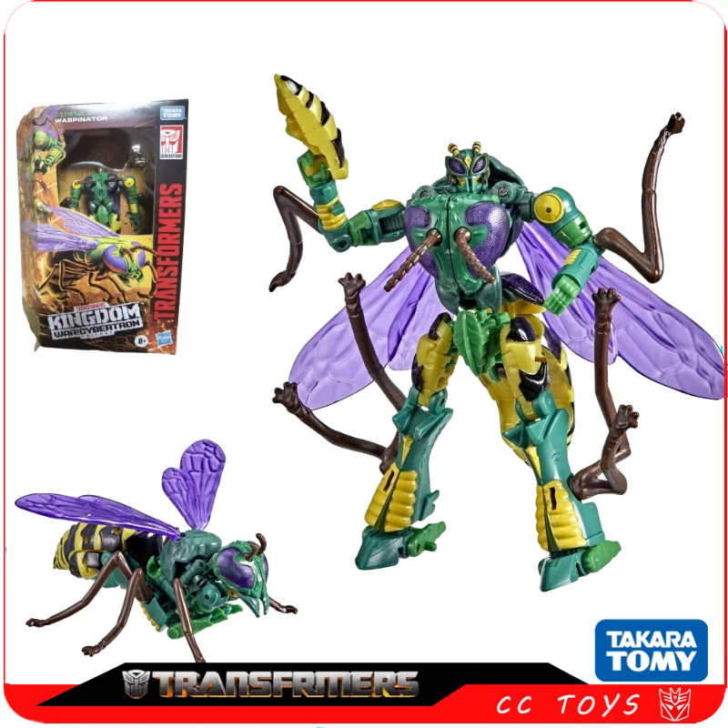 

In stock Takara Tomy Transformers Kingdom Series WFC-K34 Waspinator Action Figure Robot Toy Collection Hobby Collectibles