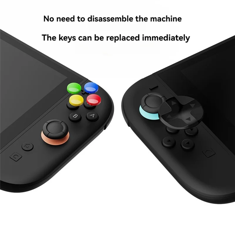 

AT82-для Switch 2, защитный чехол + комплект крышек кнопки D-Pad + крышка джойстика, разделенный защитный чехол от падения и царапин для Switch2