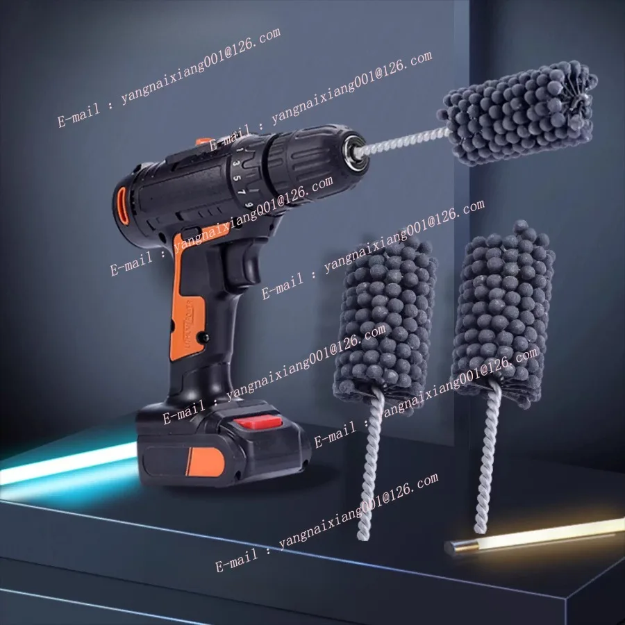 

1 шт. Гибкие хонинговальные щетки L115 L200*Φ4-110мм, зернистость 60/120, из карбида кремния, для удаления заусенцев и полировки направляющих клапанов, цилиндров, подшипников