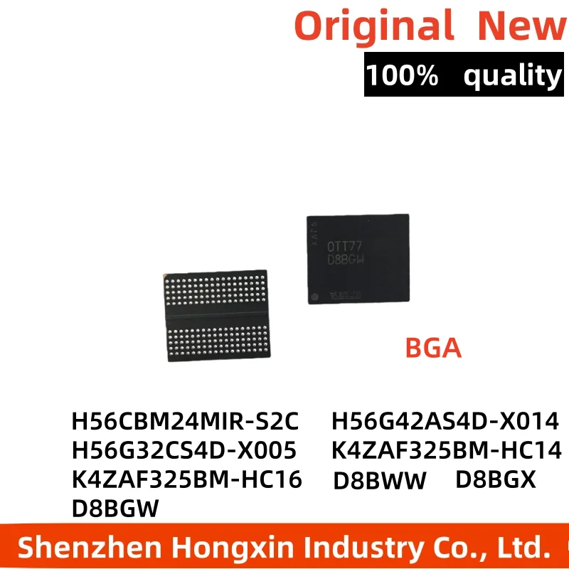 

(1piece)100% test K4ZAF325BM-HC14 K4ZAF325BM-HC16 H56CBM24MIR-S2C D8BGW D8BGX D8BWW D8BZC H56G32CS4D-X005 H56G42AS4D-X014 BGA