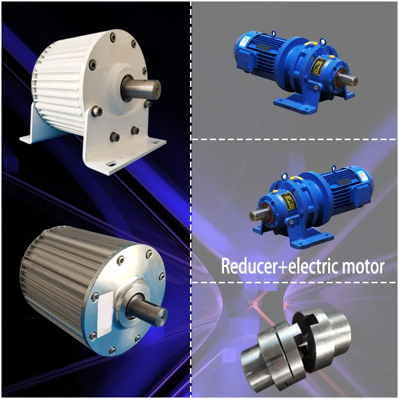 Imagem -06 - Gerador Elétrico de Baixa Rpm Alternador Ímã Permanente Turbina de Terras Raras com Base 20000w 110v 120v 220v 380v 20kw