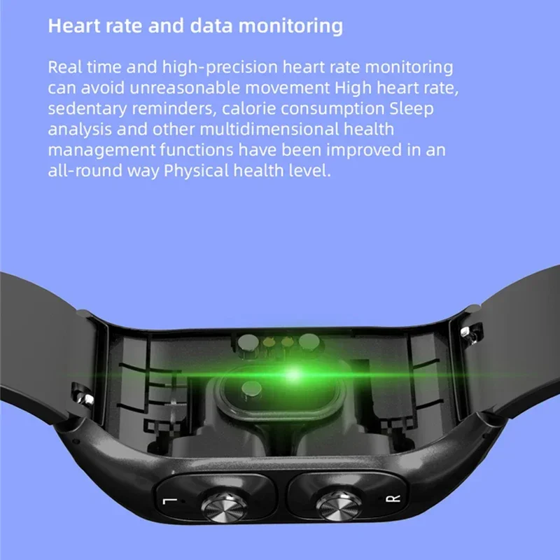 N8หูฟังไร้สายบลูทูธSmart WatchสุขภาพTracker Pedometerสร้อยข้อมือฟิตเนสสมาร์ทสายรัดข้อมือTWSชุดหูฟังบลูทูธ