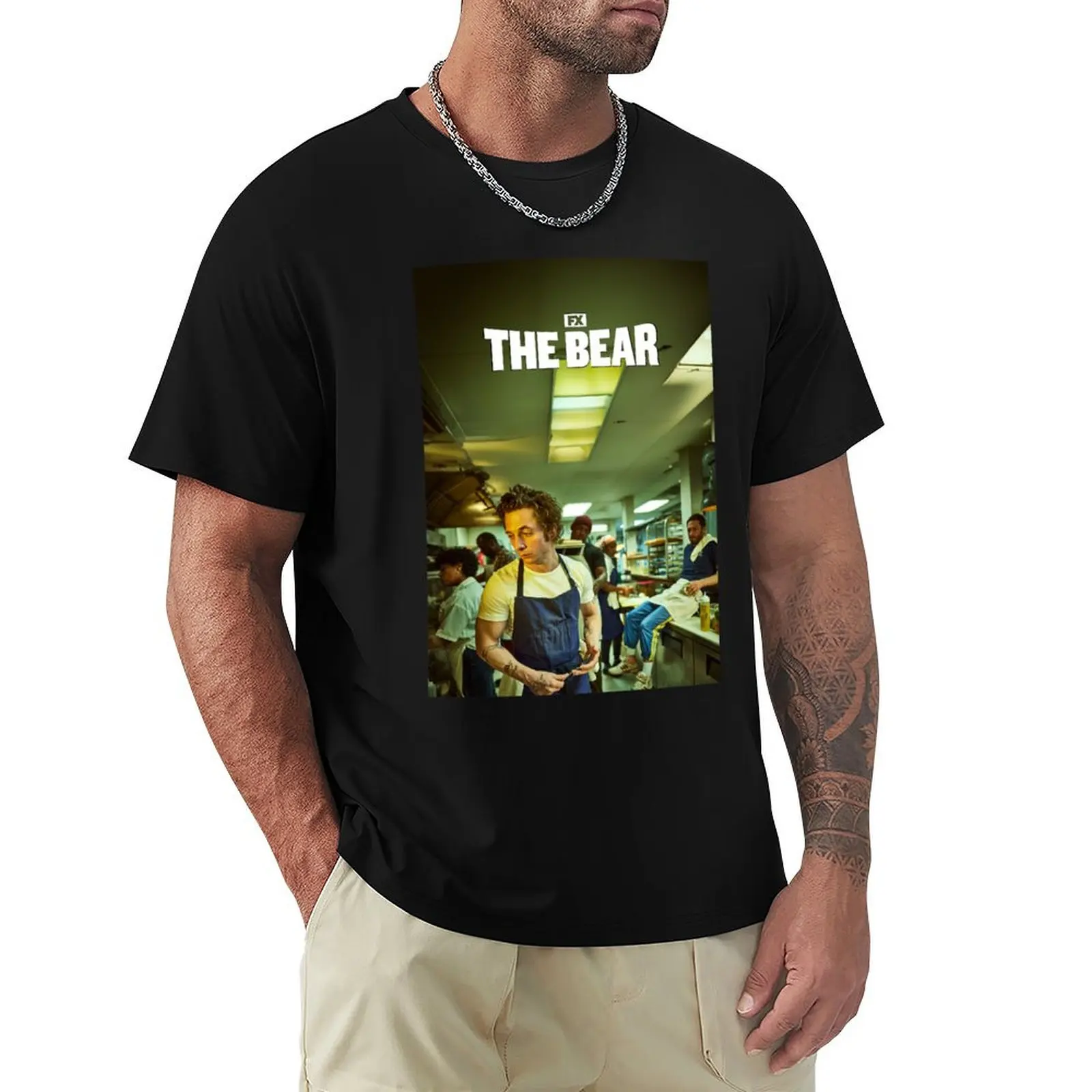 

THE BEAR POSTER 02 T-Shirt blacks summer shirt plus sizes funny t shirts men