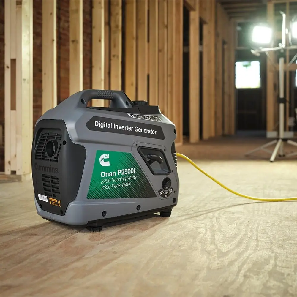 

Onan P2500i Inverter Generator, 2500 Peak/2200 Running Watts,10hr Runtime, Lightweight 48 Lbs, RV & Camping, CARB/EPA Compliant,