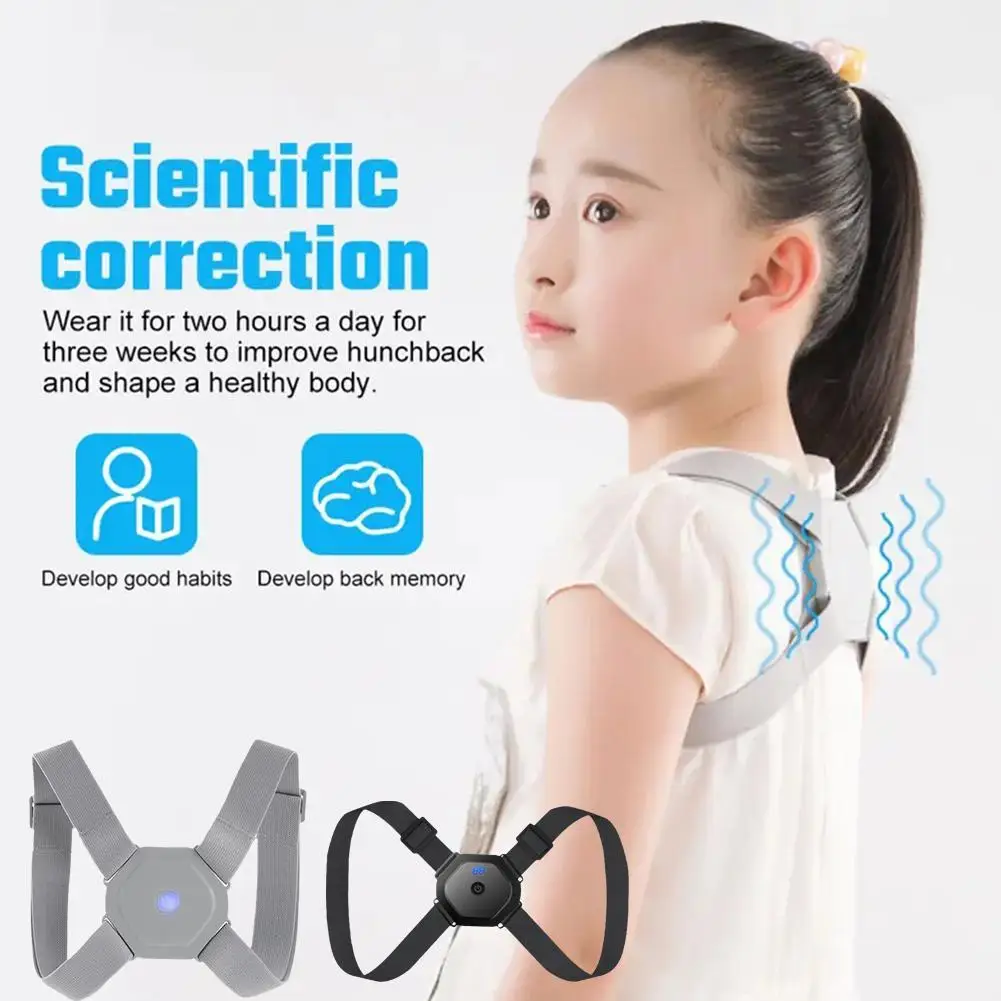 

Intelligent Posture Corrector Back Posture Trainer Clavicle Spine Shoulder Correction Smart Tips Length Back Support Adjustable