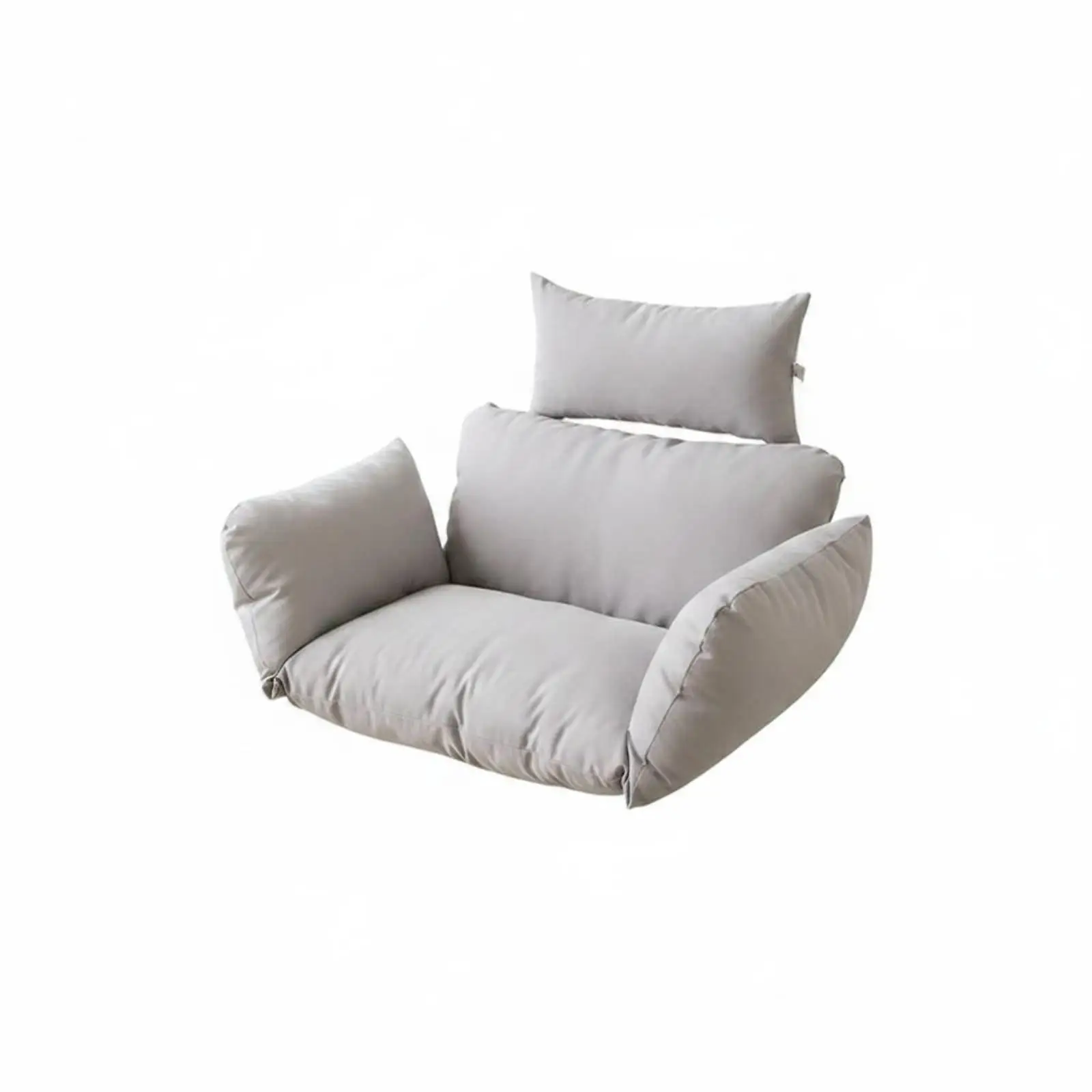 Comfortable Detachable Cushion Cover Thick Padded Lounger Outdoor Seat Pad for Egg Chair Garden Furnishing