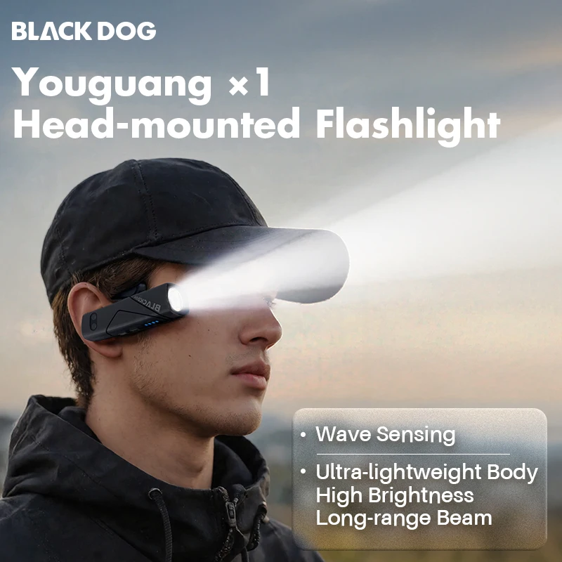 

Налобный фонарь BLACKDOG для активного отдыха, сверхлегкий, перезаряжаемый, крепление на ухо, для альпинизма, велоспорта, рыбалки, спорта, ночных пробежек