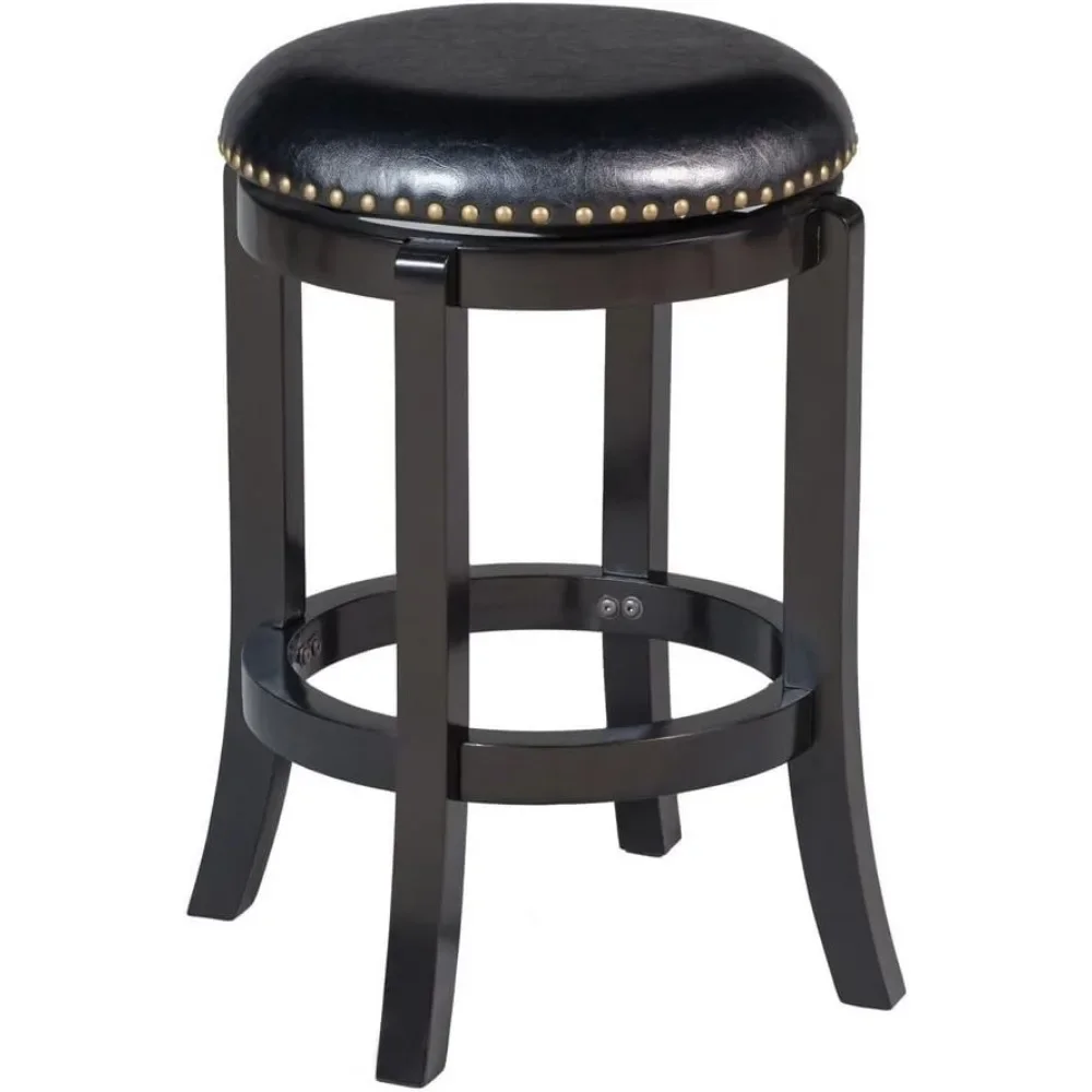 Rotating Stool, Size 20 Inches Long X 20 Inches Wide X 26 Inches High, Made of Durable Rubber Wood, High-end Counter Stool