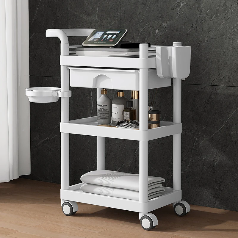 Trolley Makeup Multifunctional Cart Cosmetologist Barber Units Cabinet Furniture facilitate Tray Carrito Para Maquinas De Spa