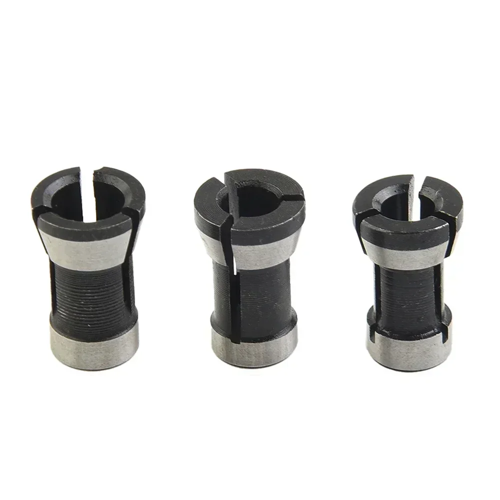 6/6.35/8mm Collet Chuck With M15 Screw Nut Electric Router Milling Cutter Engraving Trimming Machine Power Tools Accessories