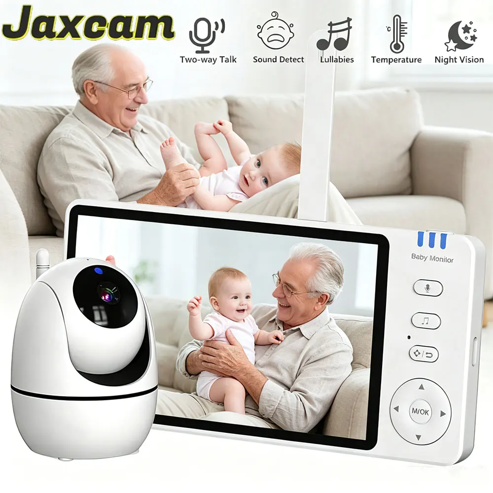 baby-monitor-senza-wifi-con-schermo-da-5-pollici-funzione-pan-tilt-zoom-videocamera-e-audio-visione-notturna-vox-comunicazione-bidirezionale-ninna-nanna