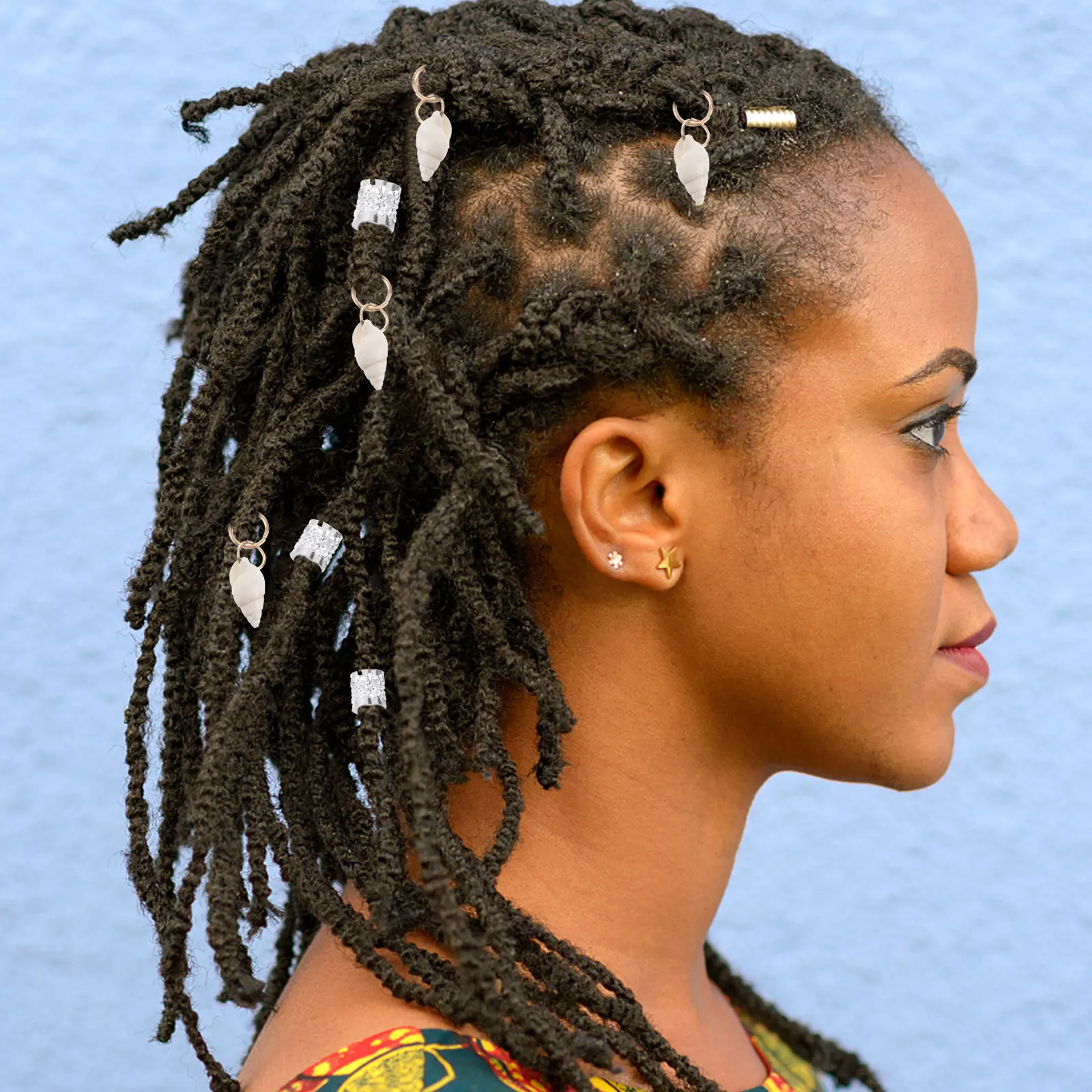 

90 шт., кольца для дредов, кольца для волос, полые дреды, манжеты для волос, аксессуары для волос, нежные украшения для волос, трубка для женщин и мужчин