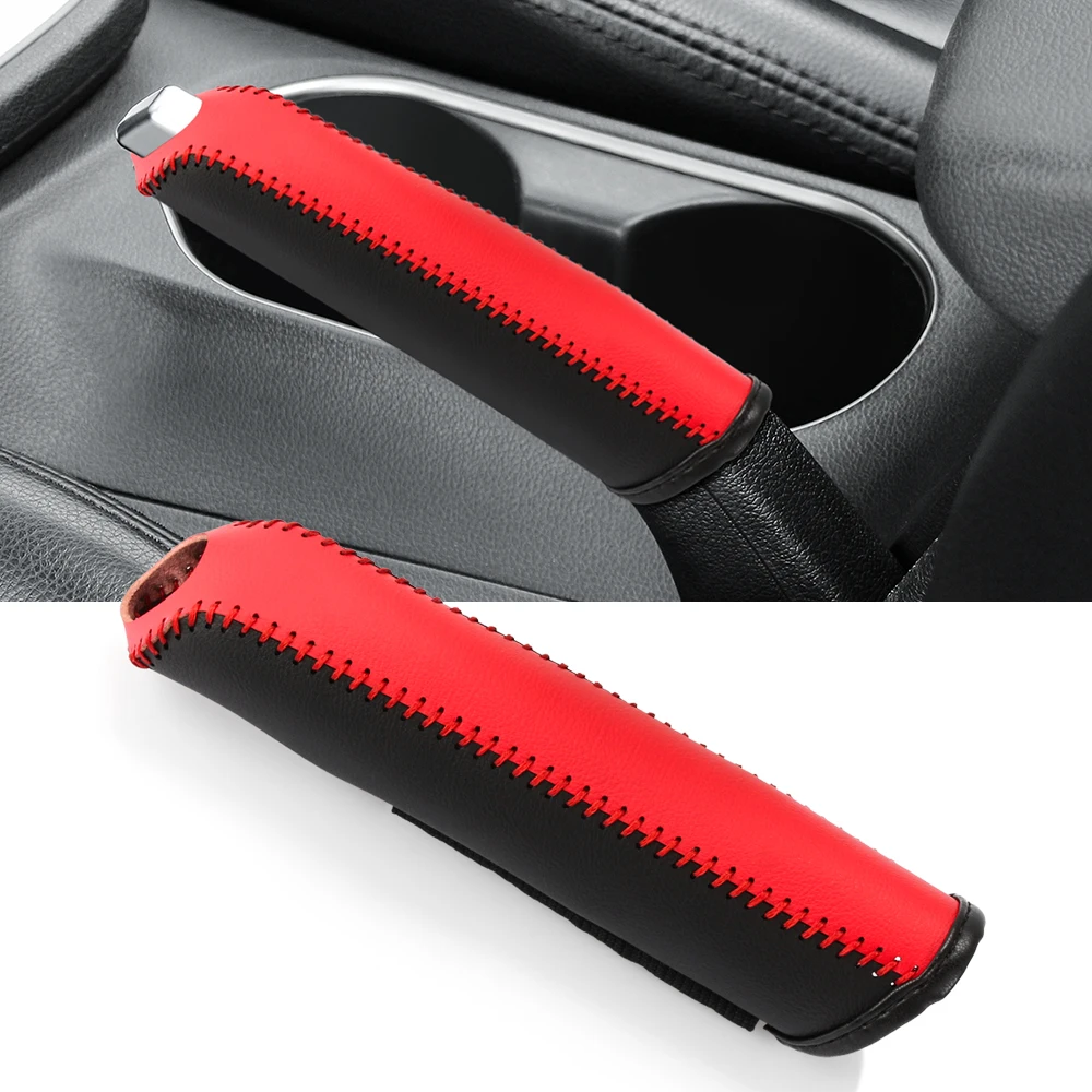 1pc PU Leather Hand Brake Cover For Honda City, For Civic, For CRV, For BRV, For HRV, For Jazz Or For Accord