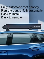 Car roof automatic car sunshade mobile car canopy folding carport car sunscreen heat insulation