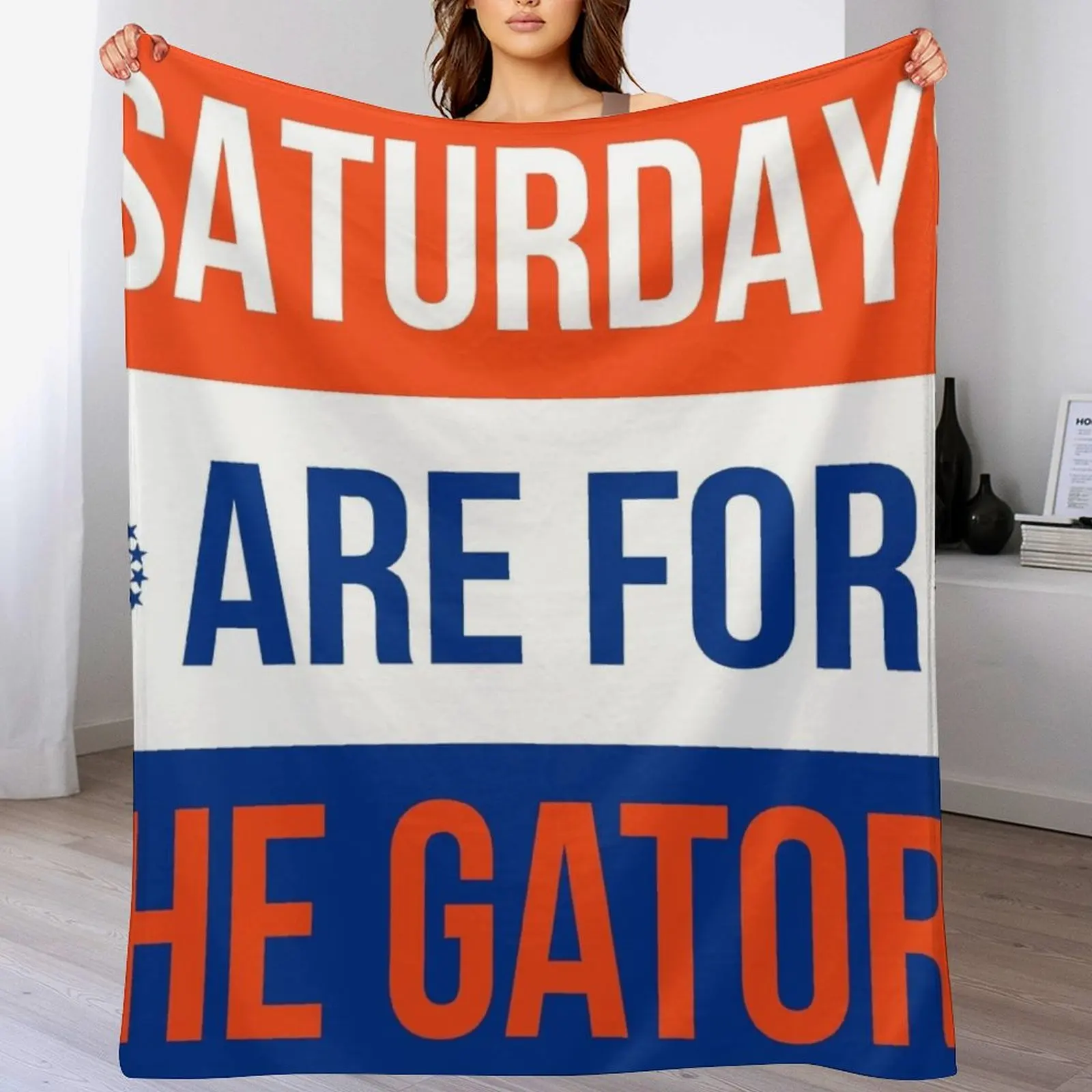 Saturdays are for the Gators Throw Blanket Summer Blankets Sofas Of Decoration Personalized Gift Blankets