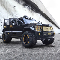 1:24 G.PATTON Off Road Vehicle Alloy Diecast Metal Model Simulation Collect Children's Toy Kids Gift Birthday Present For Boys