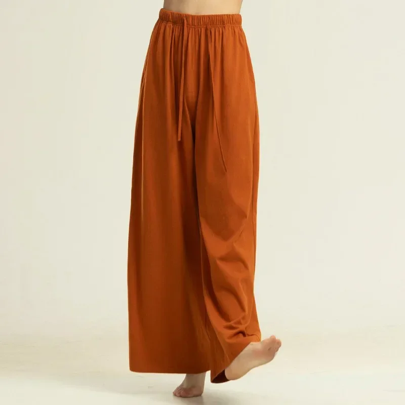 نفس السراويل واسعة الساق للرجال والنساء، سراويل اليوغا، ملابس الرقص، الرقص الحديث المفرود الفضفاض