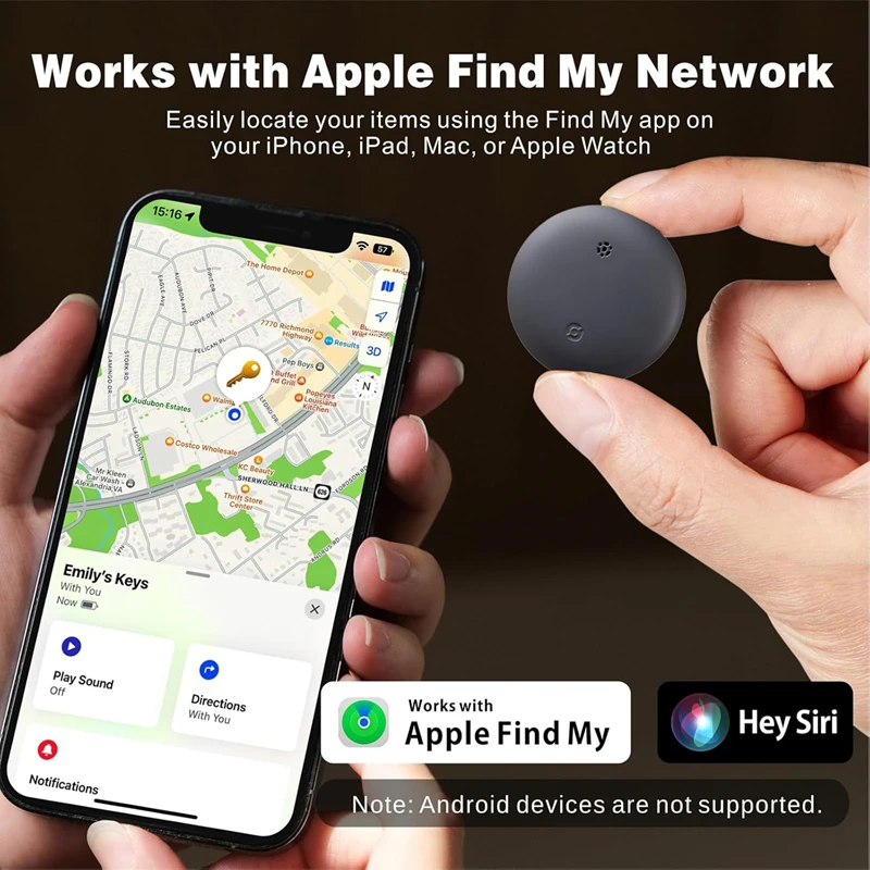 Xiaomi AirTag Bluetooth GPS-Tracker funktioniert mit Apple Find My Global Positioning Smart Tracker Key Wallet Anti-Lost Device 2025