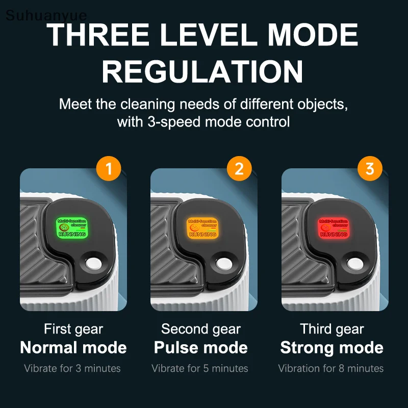 Bracelet Ultrasonic Cleaning Machine, Portable Sonic Jewelry Clean System, Single Push Start - Image 4