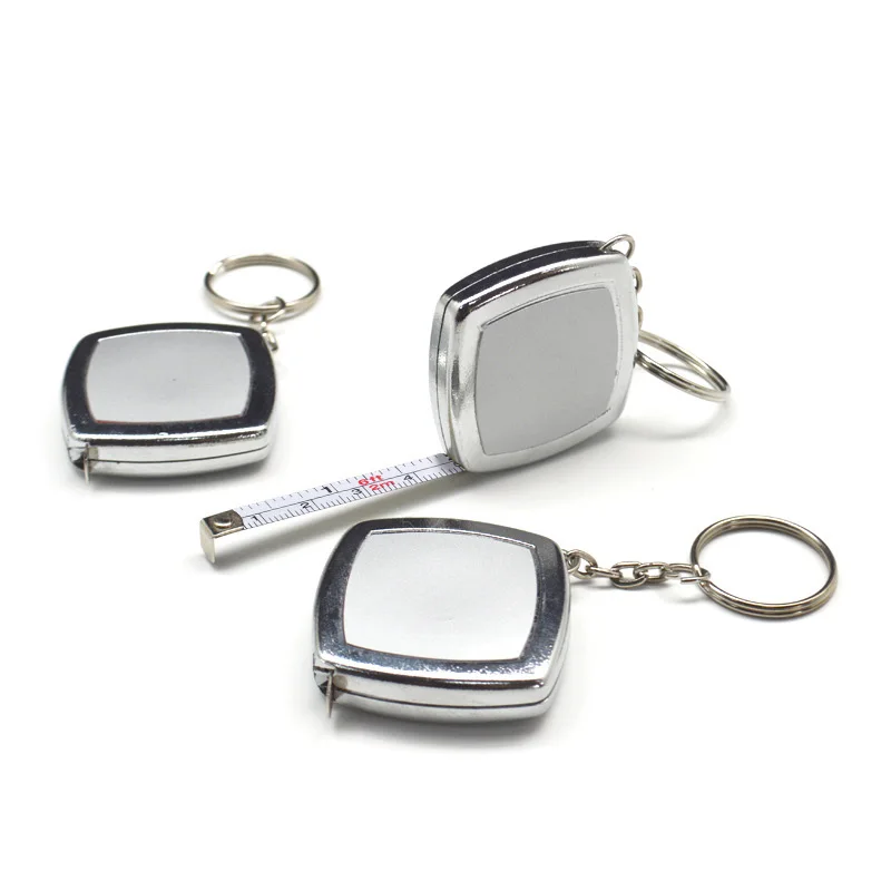 2 Meter kleines Maßband, Schlüsselanhänger, kleines Stahlbandmaß, Mini-Tasche, tragbar, kompakt, zum Mitnehmen, Mini-Maßband – Detail 6