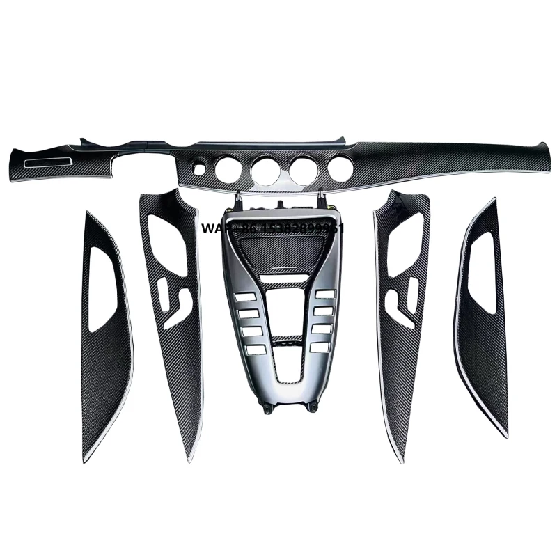 

For GT Door Interior Modification,GT 43 50 63 Upgrades the Carbon Fiber Interior Kit Instrument Panel Door Trim KitFor