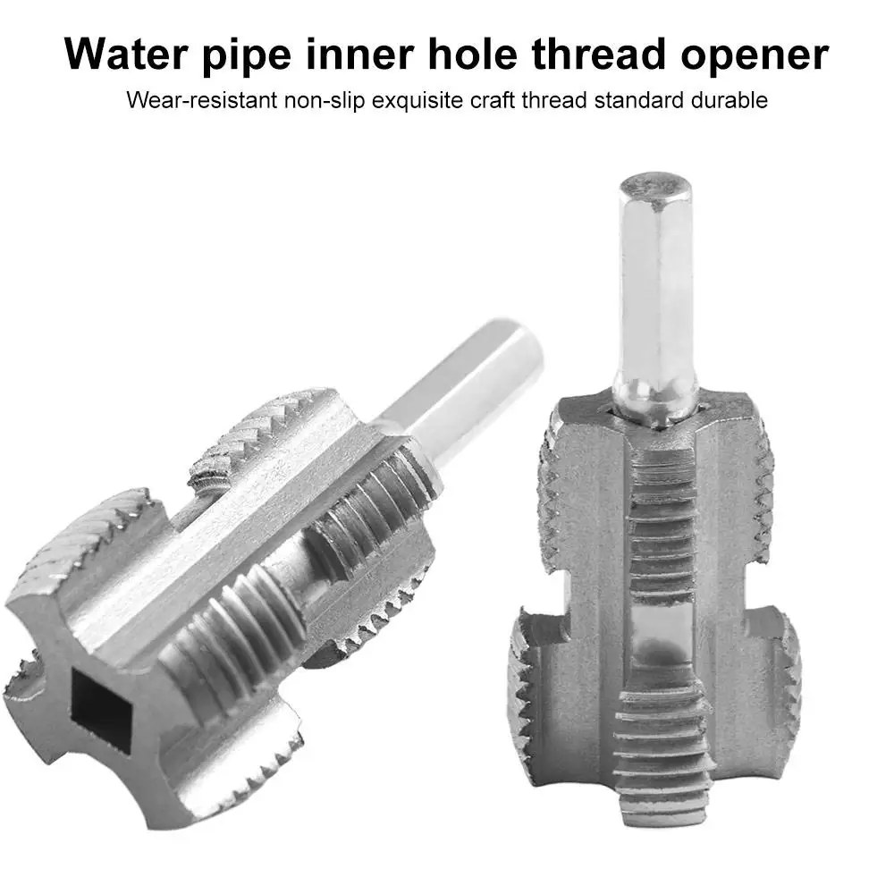 

4 Points 6 Points PPR Water Pipe Internal Thread Opener For PVC Plastic Pipe Thread Tap Hand Electric Drills Hand Tools
