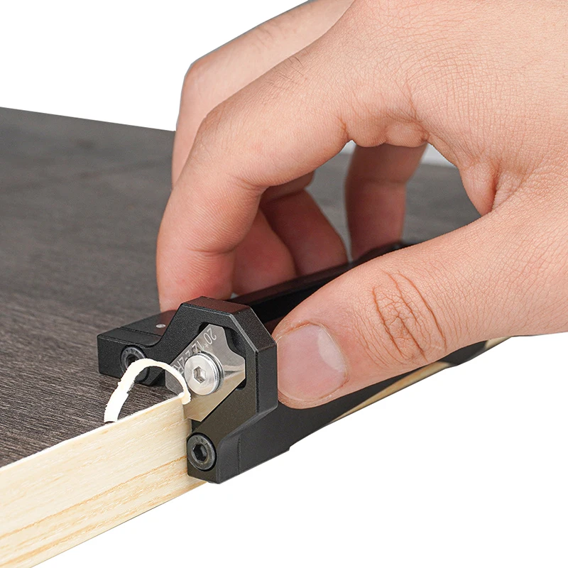 ใบมีดงานไม้ขอบมุมกบขอบแถบ Arc ตัดคู่มือ Planer ไม้ Chamfering เนื้อ Scraper Board เครื่องมือขัด