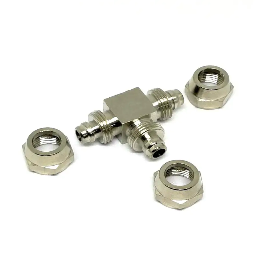 تركيب خرطوم هواء سريع من النحاس المطلي بالنيكل يناسب خرطوم القطر الخارجي 8 مم #2