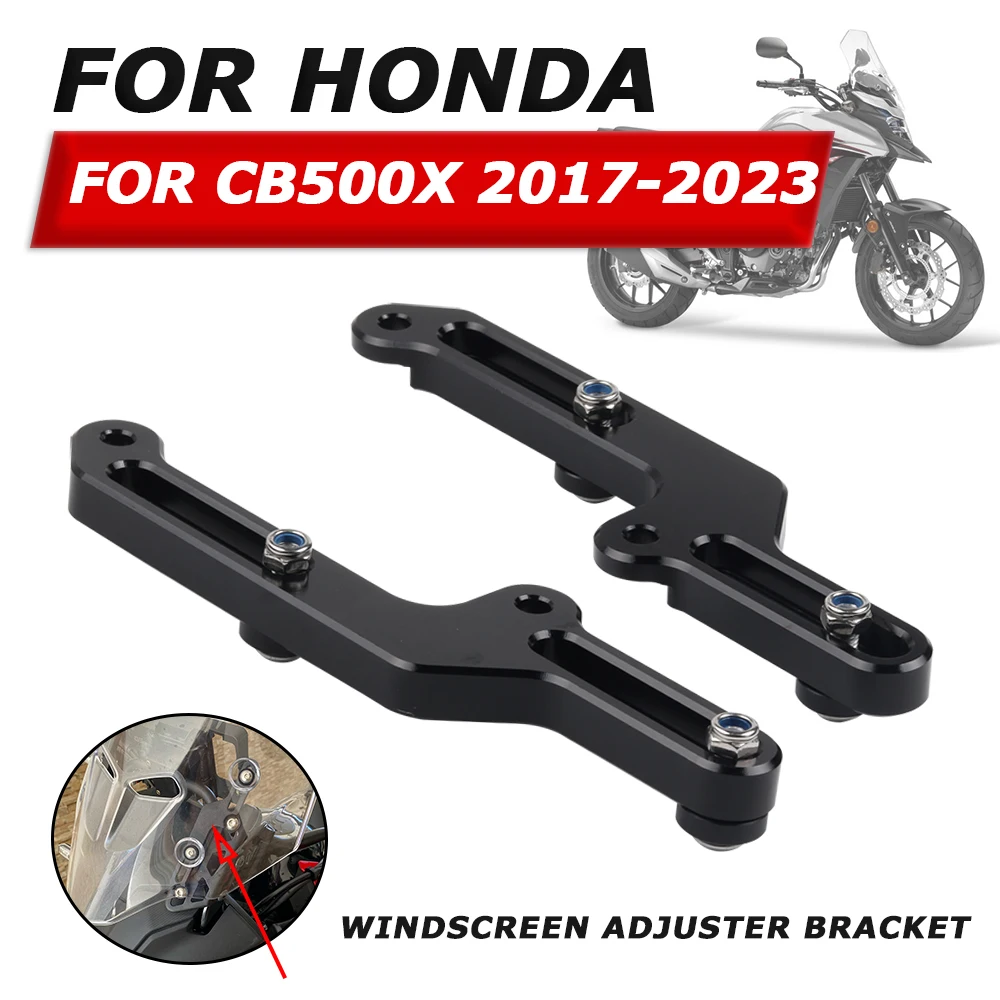 

CB500X Windscreen Adjusters Motorcycle CNC Windshield Bracket For HONDA CB500 X CB 500X CB 500 X 2017 2018 2019 2020 2021 2022