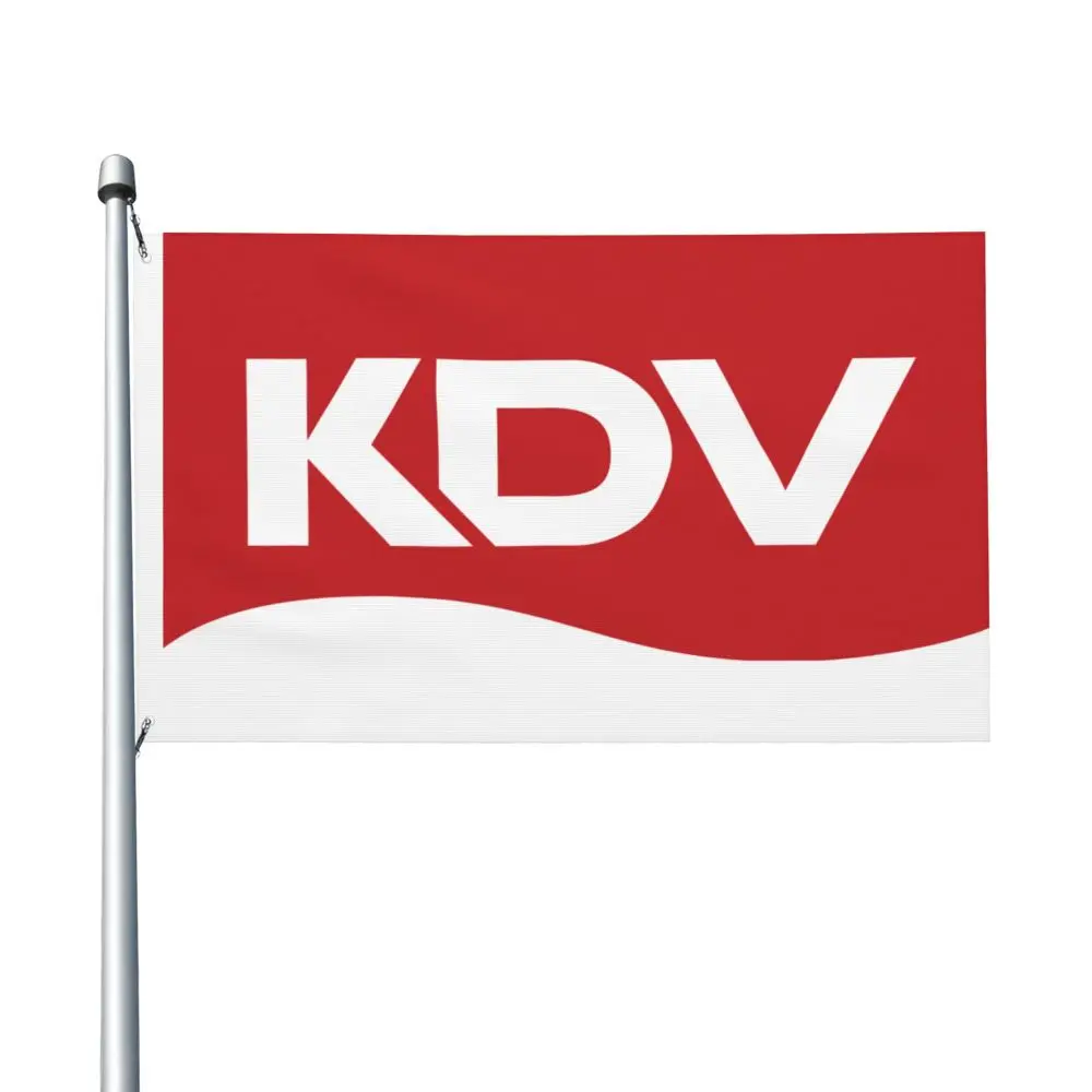 Novo banner dupla face kdv, bandeira de brisa, bandeira decorativa de jardim, bandeira de festa, 3x5 pés (90x150cm)