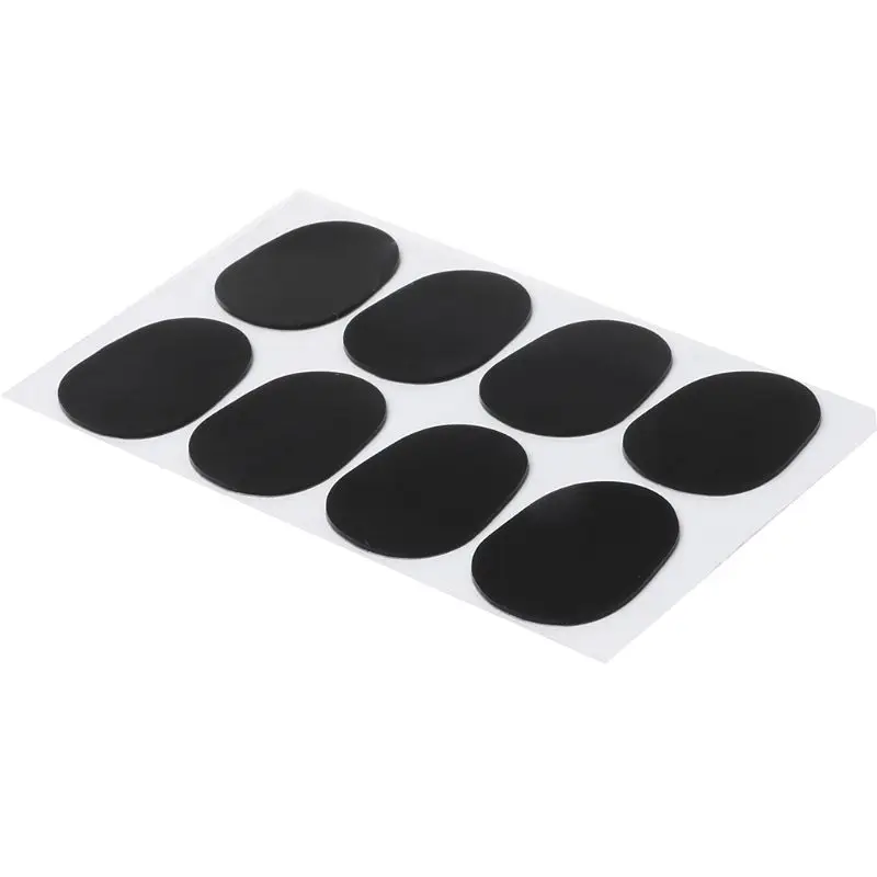 8pcs Mouthpiece Pads Saxophone Saxclarinet Patch Cushions Cushion Alto Instrument Rubber Reeds Tuba Accessories Pad Adhesive