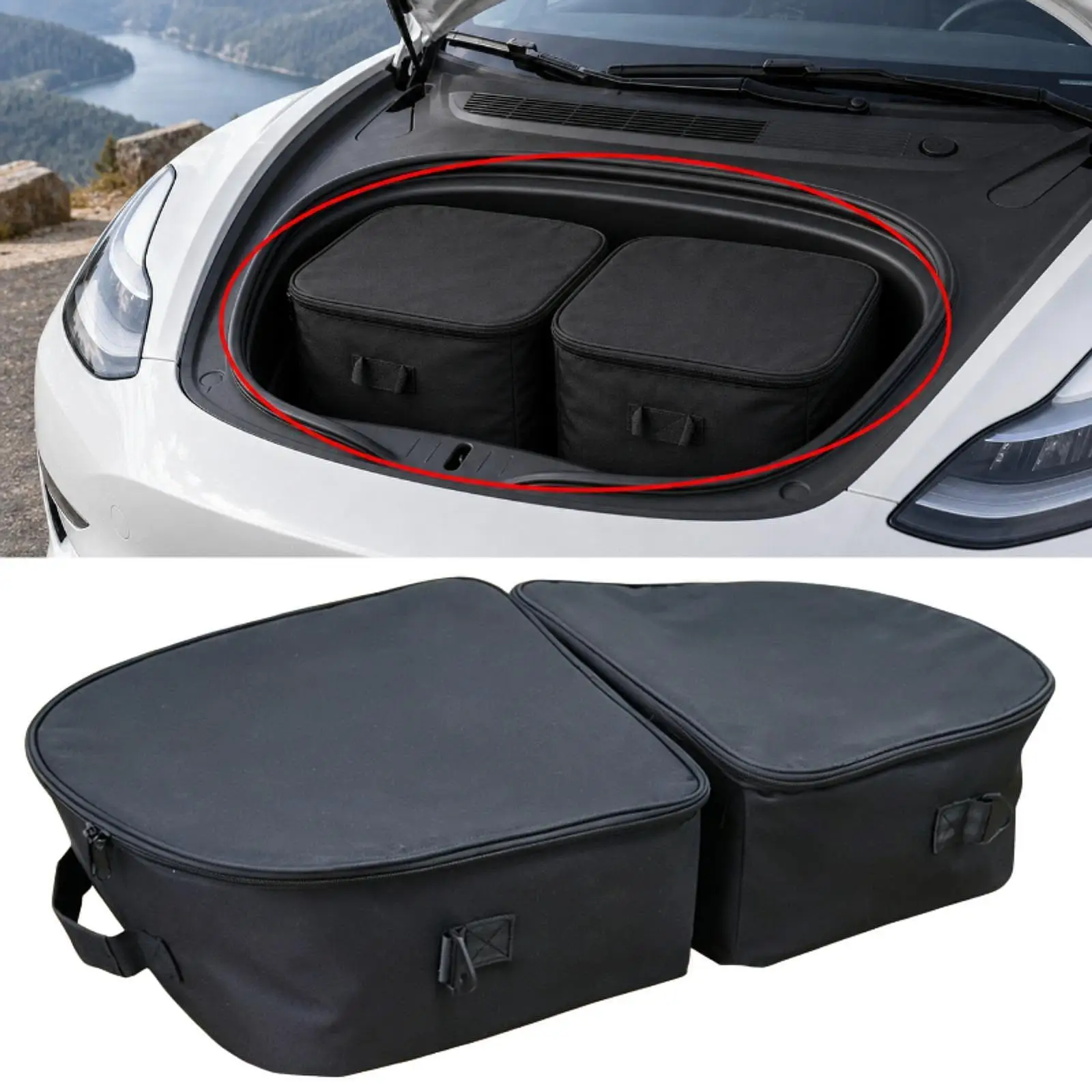 

Organizer Insulation Bag Picnic Outdoor Versatile Automotive Insulation Bag for Model 3
