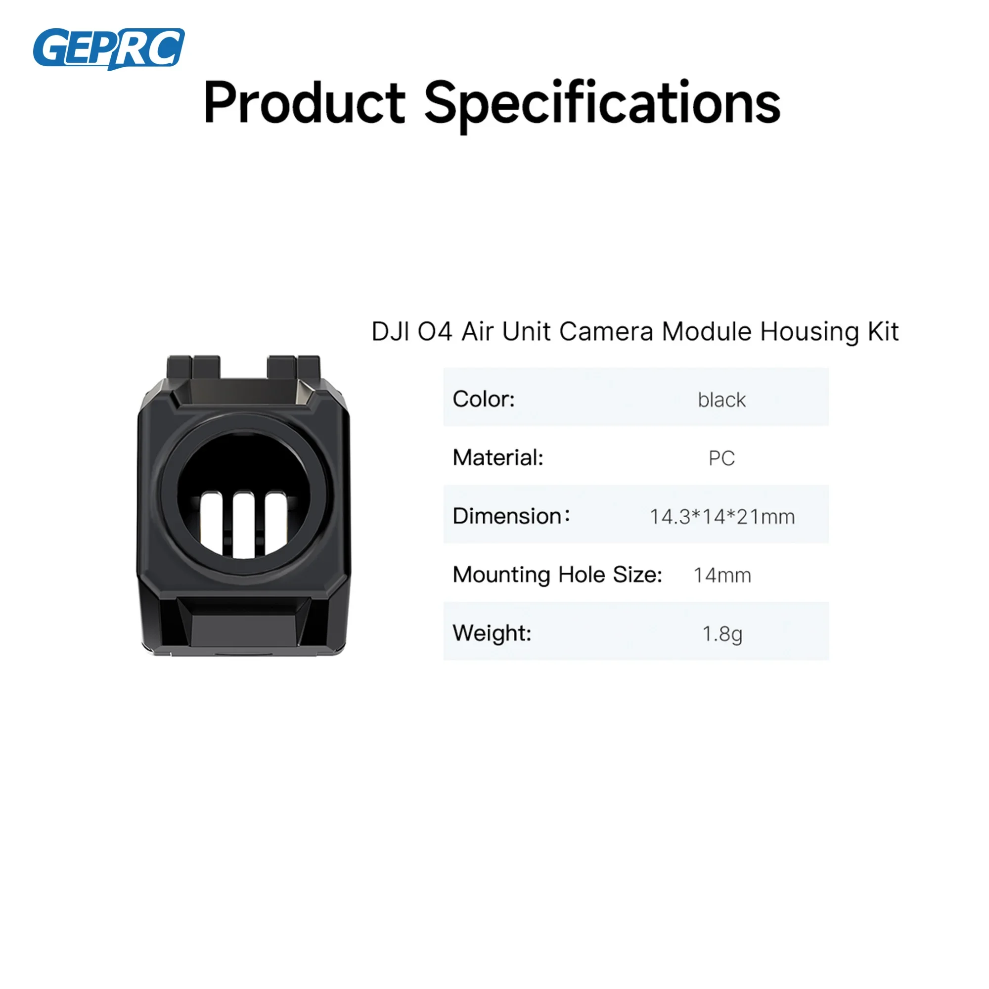 GEPRC O4 Air Unit กล้องโมดูลชุดเหมาะสําหรับ Drone กรอบคาร์บอนไฟเบอร์ DIY RC FPV Quadcopter Drone อุปกรณ์เสริมอะไหล่