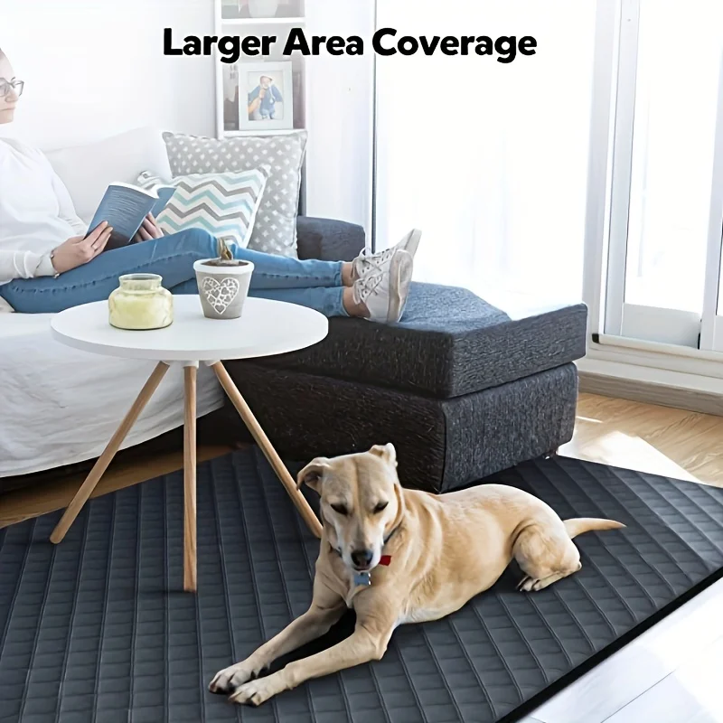 Extra Large Dog Pee Pad Instant Absorb Thicker Washable Training Pads Non-Slip Pet Playpen Mat Waterproof Reusable Floor Mat