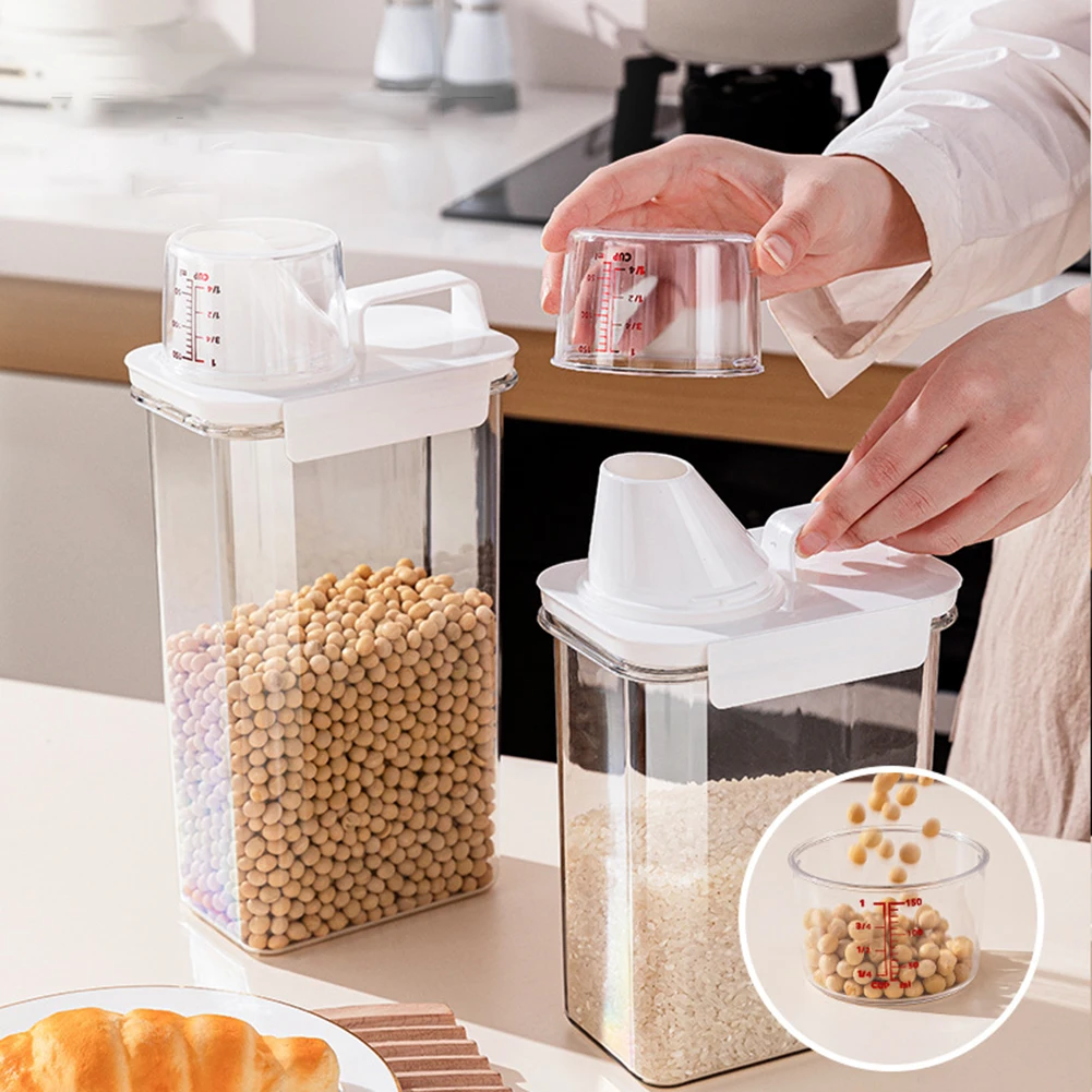 Cereal Dispenser Multipurpose Large Capacity Bottles For Candys Nuts Beans