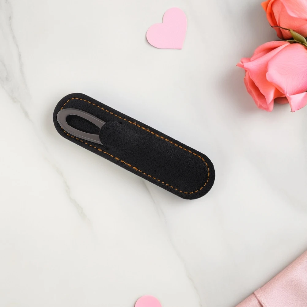 

2 Sets Stainless Steel Double Sided File Durable Non Slip Handle Easy Clean Manicure Pedicure Portable Travel Size Mini Buffer