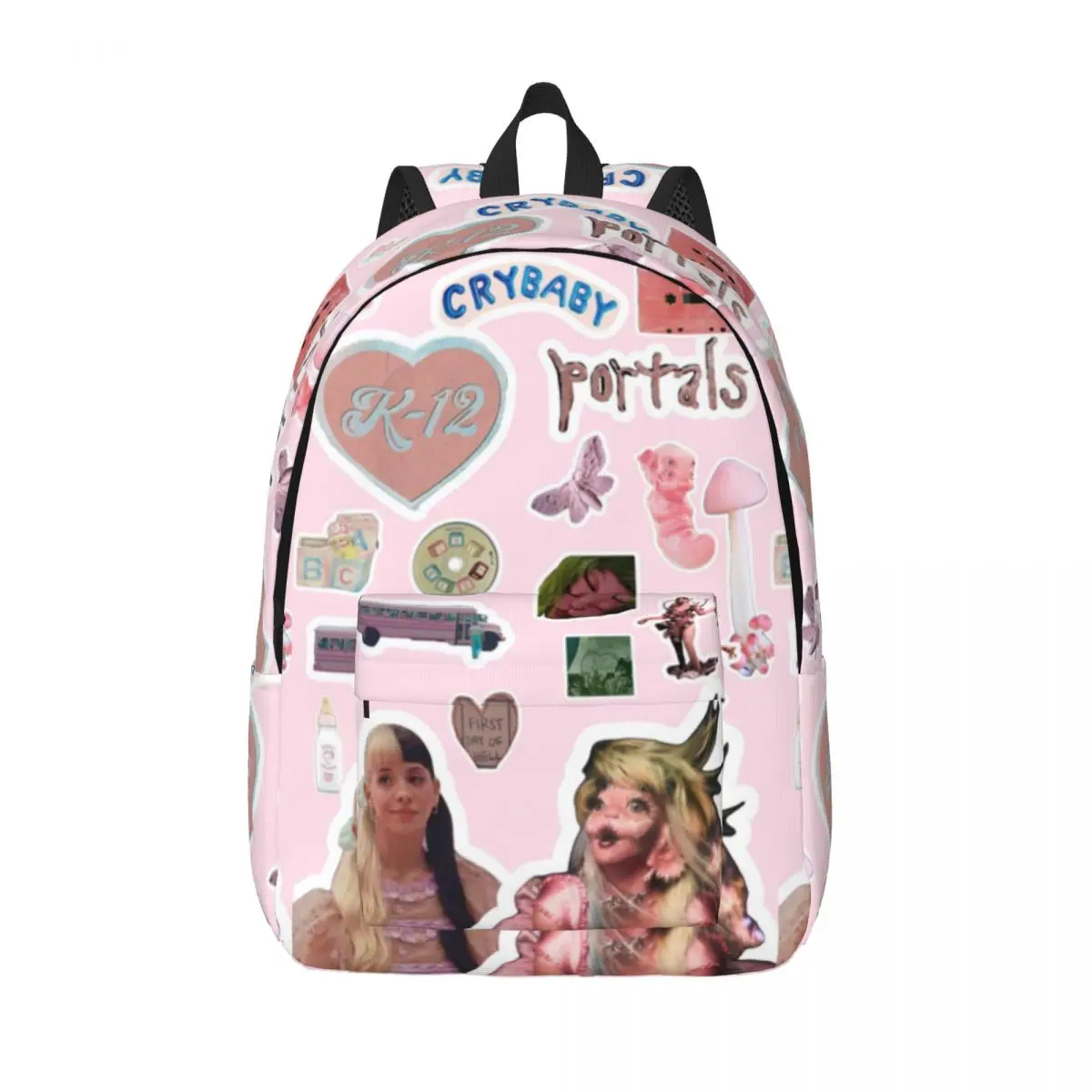 M-Melanie-Portals New Fashionable Pattern School Bag Print Lightweight Backpack 15.7in 17.7in