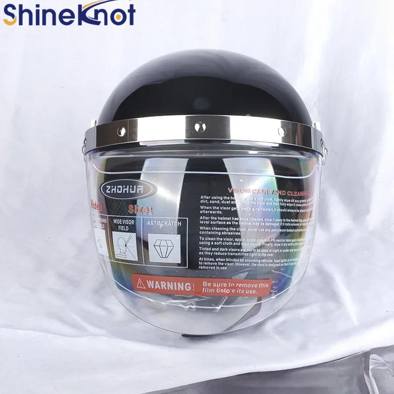 shineknot-casco-antidisturbo-nero-casco-in-acciaio-con-cinturino-rinforzato-e-maschera-in-vetro-temperato