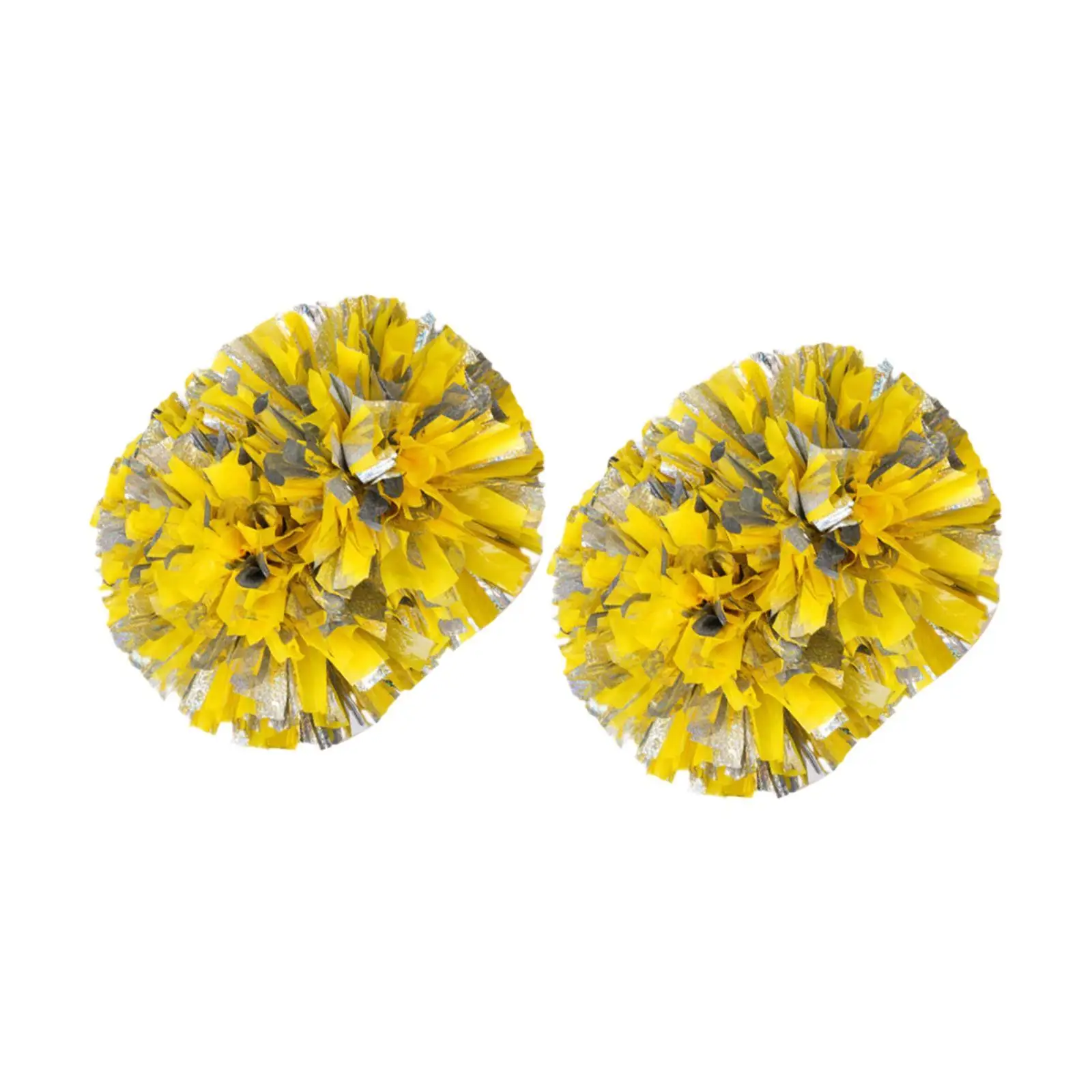 2x Cheerleading Pom Poms Cheerleading Accessories 6 Inches Cheer Poms Cheering Squad pompoms for Party Competition Sports