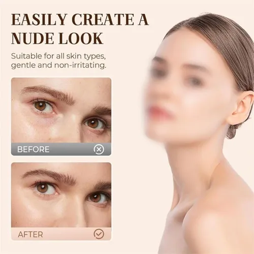 Imagen 2 del producto Nuevo Iluminador hidratante debajo de los ojos, Corrector de ojos de larga duración, crema de maquillaje en tono rosa, cobertura de ojeras