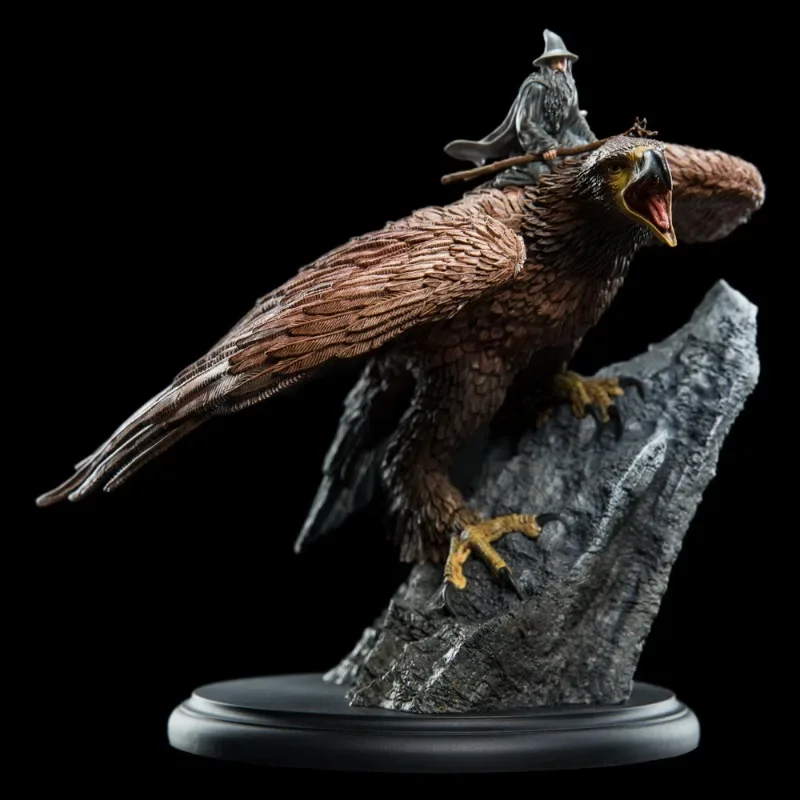 Original The Lord of The Rings Peripheral Anime Figure Eagle King Gandalf Handmade Statue Model Toy Collection Accessories