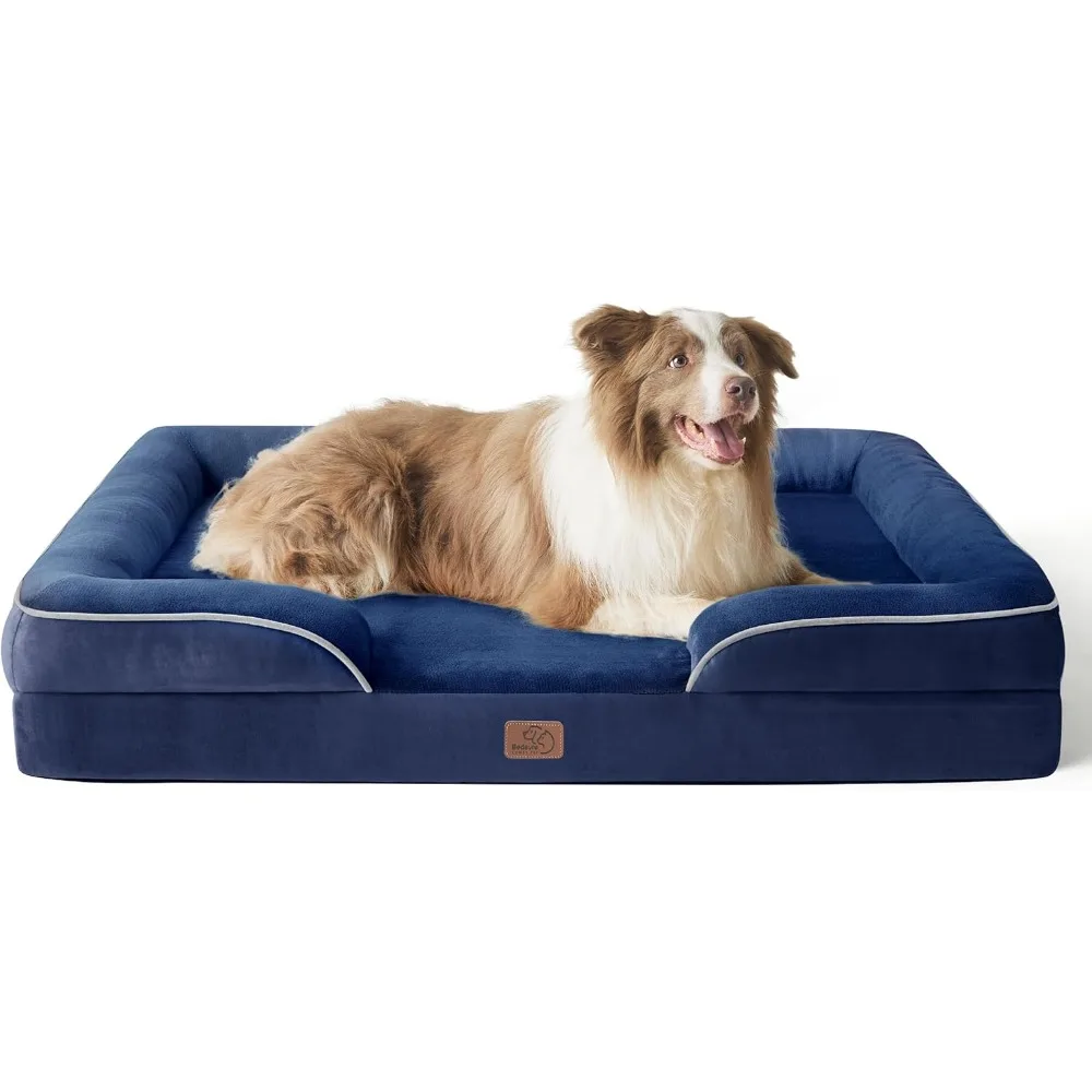 

Orthopedic Dog Bed for Large Dogs - Big Washable Dog Sofa Beds Large, Supportive Foam Pet Couch Bed