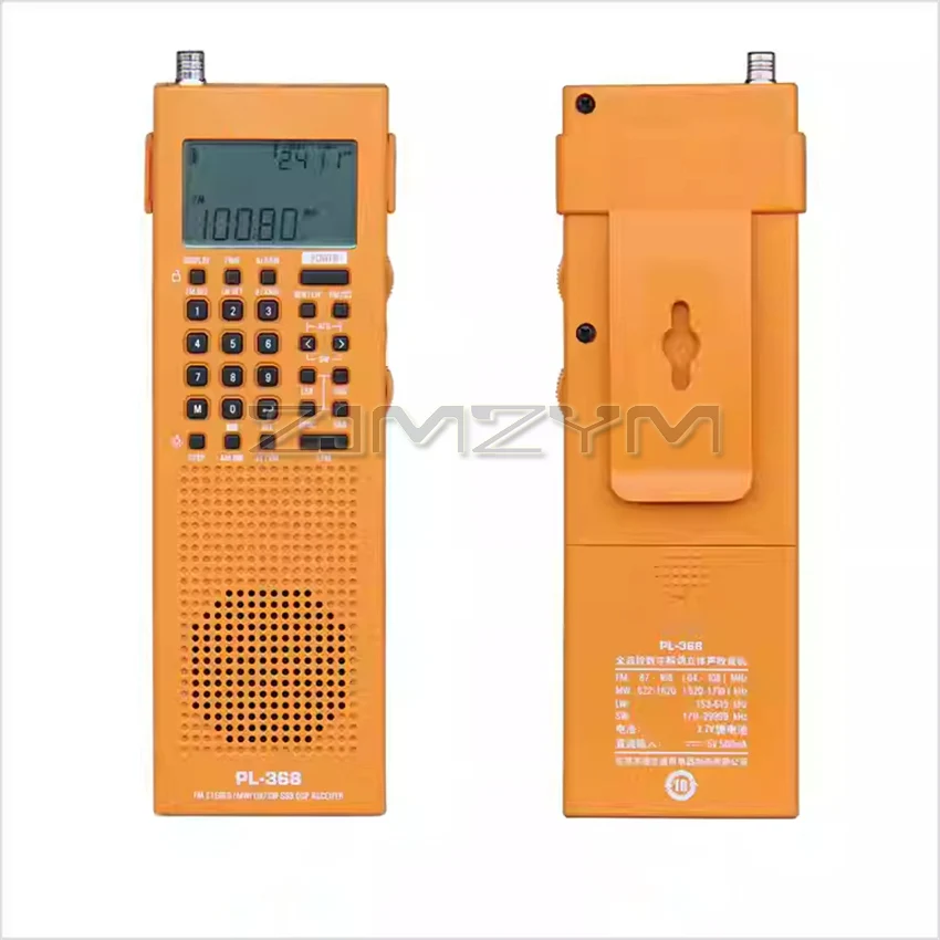 PL-368 Portable Lithium Battery Full Band Digital Tuning Single Sideband Shortwave Radio With Lithium Battery Stereo Headphones